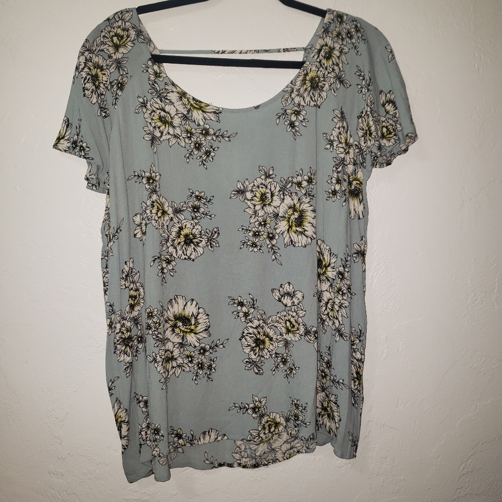 Maurices blue blouse Size 2X
